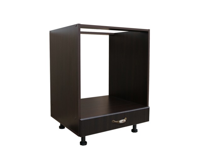 Corp pentru cuptor incorporabil cu sertar Zebra, wenge/MDF Wenge, fara blat, 60 x 82 x 57 cm